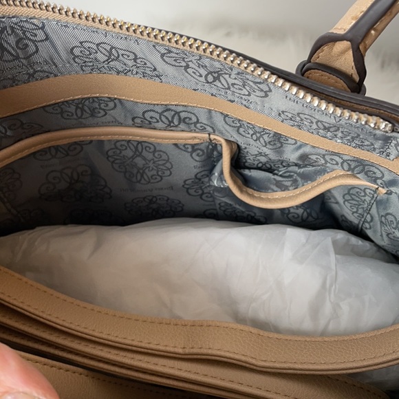 Enzo Angiolini Pale Pink Faux Snakeskin Purse - Picture 6 of 10